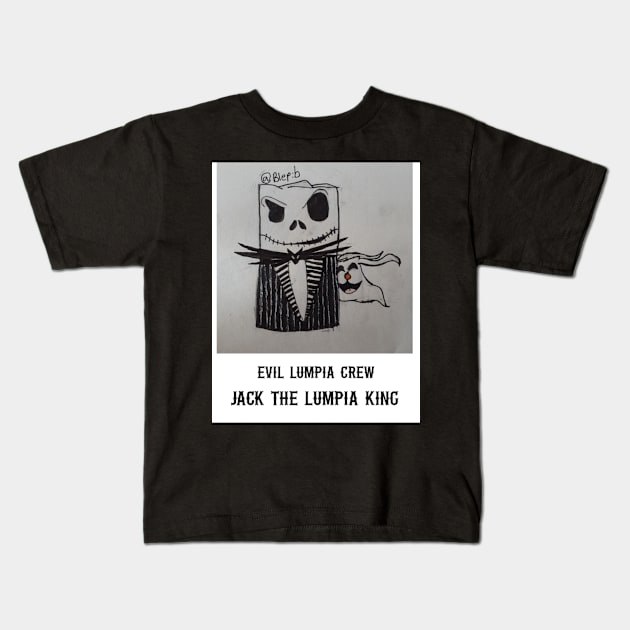 Jack the Lumpia King Kids T-Shirt by Evil Lumpia